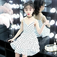 girls dresses summer clothes for girls teenage dot sling party princess dress for girls 4 6 8 9 10 11 12 year kids girls clothes