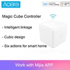 Контроллер Aqara Magic Cube, версия Zigbee, управляемая шестью движениями для умного дома, работает с приложением mijia Home