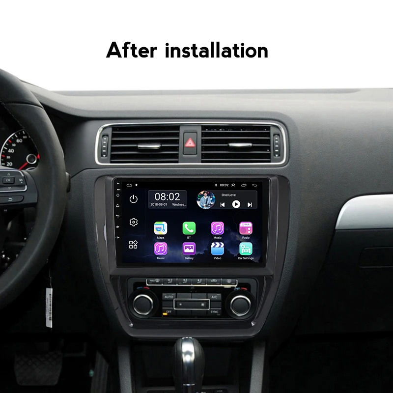 Автомобильный радиоприемник стерео Android 11 для Volkswagen VW Sagitar Jetta 6 Bora 2012-2016