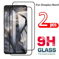 2pcs pack tempered glass screen protector for oneplus nord anti scratch protective glasses film screen protectors full cover