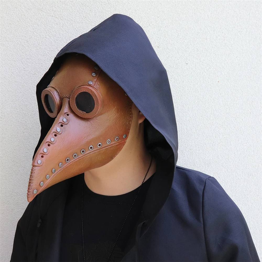 Забавная маска Чумного доктора в средневековом стимпанк для косплея панк маски с