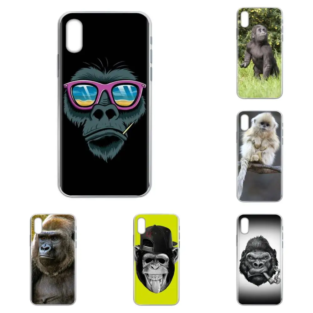 Обложка Monkey Gorilla Ape Baby для Galaxy Grand A3 A5 A7 A8 A9 A9S On5 On7 Plus Pro Star 2015 2016 2017 2018 | Мобильные