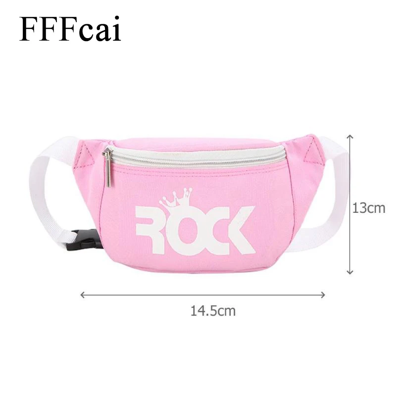 Детская поясная сумка для маленьких девочек модная однотонная нагрудная