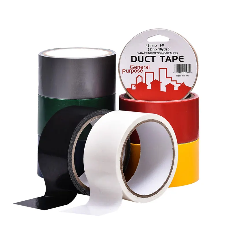 

48mmx9M Waterproof Sticky Adhesive Cloth Duct Tape 190u High Viscosity Roll Tape DIY Carpet Floor Repair Stop Leak Sealing Tool
