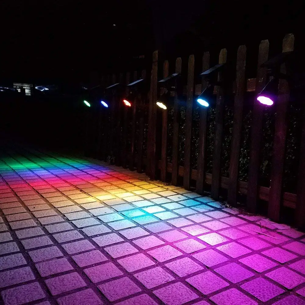 Светодиодный садовый отражатель на солнечной батарее светильник с