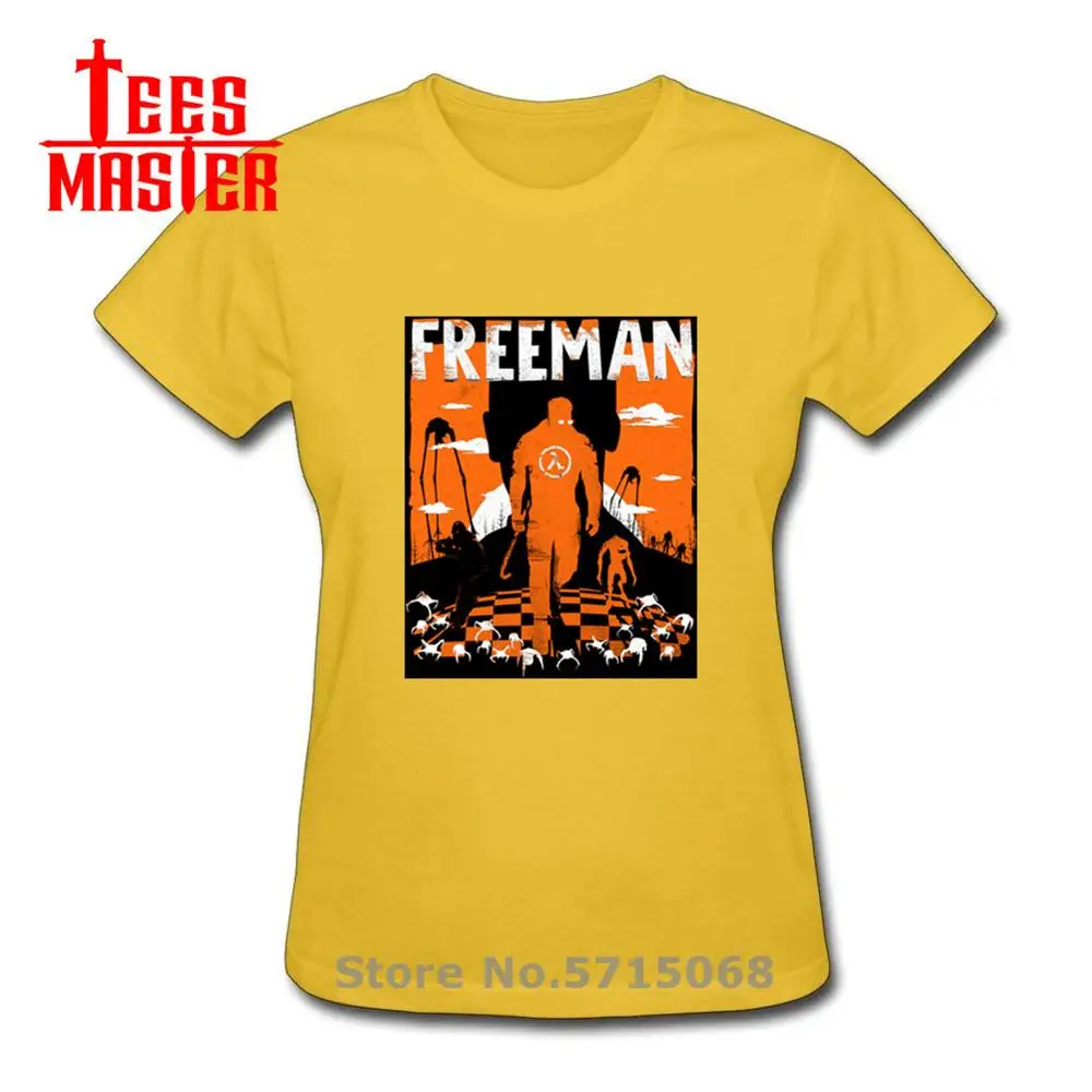 Новая футболка Half life woman 2 hombre Funny Gordon Футболка &quotФримен&quot 3 fit logo Tees | Женская