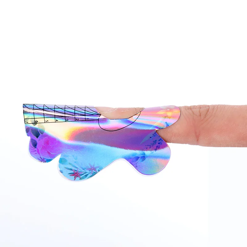 

Lootaan 100 pcs/300 pcs Nail Art Extension Forms Manicure Nail Art Builder Stickers Tips for Gel Acrylic Tips Extension Guide