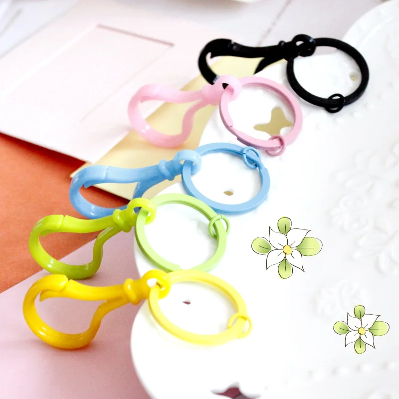 2 шт Пластиковые лампы формы Омаров застежки сумка кошелек брелок Крюк зажим DIY