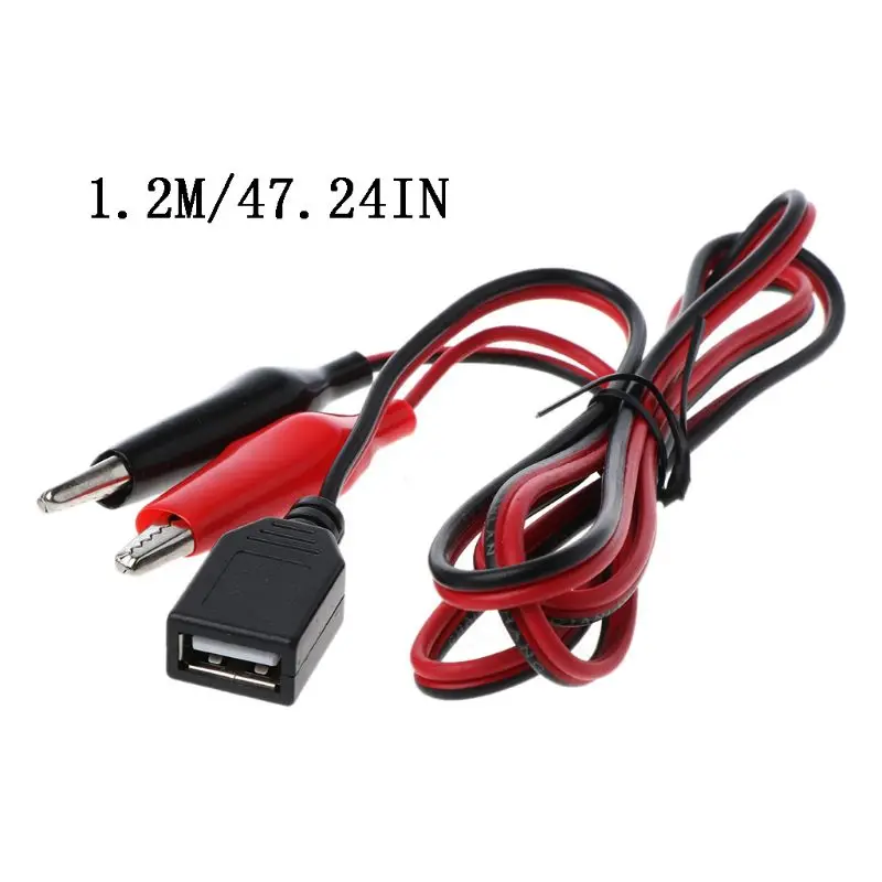 USB 2 0 Мужской Женский зажим крокодил провод тестер детектор постоянного