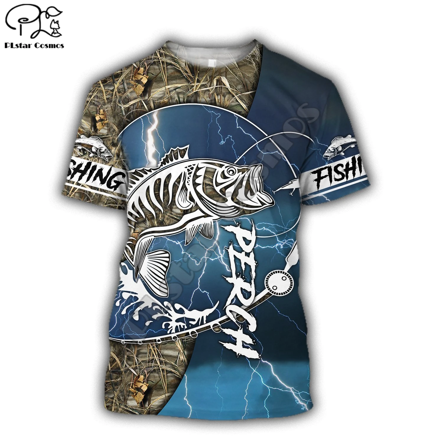 

PLstar Cosmos Beautiful Fishing Fashion Men/Women Animal T-shirt 3D Print Stylish Summer Colorful Fish Tshirt Brand Tops Style-4