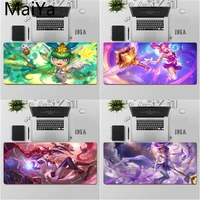 maiya high quality league of legends star guardian skin beautiful anime mouse mat free shipping large mouse pad keyboards mat