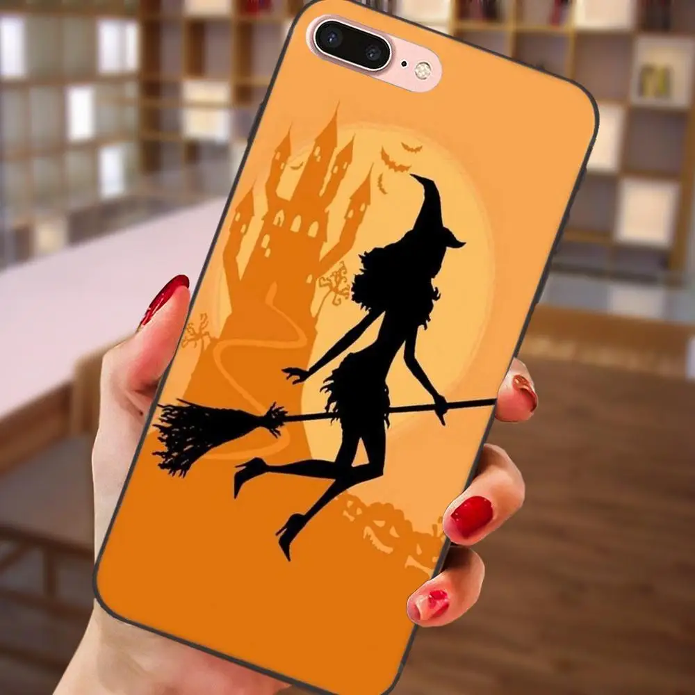 Happy Halloween Ткань тыквы для samsung Galaxy Note 4 8 9 G313 S3 S4 S5 S6 S7 S8 S9 S10 Edge рlus Lite I9080| |