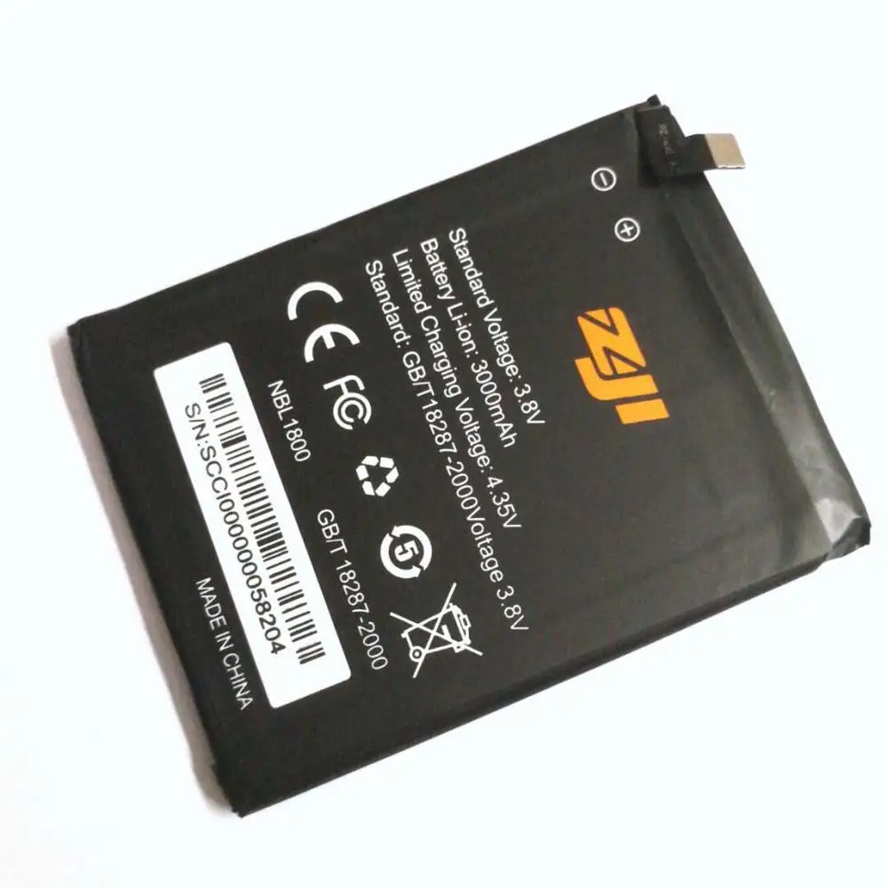 Новый оригинальный запасной аккумулятор на 3000 мАч для телефона ZOJI Z6 Z7 задние