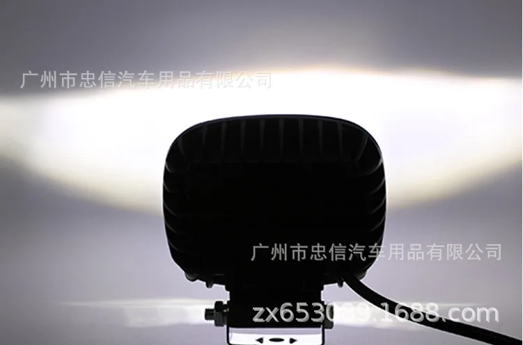 

Car LED light 30W black and red LED working light spot before fog light SUV
