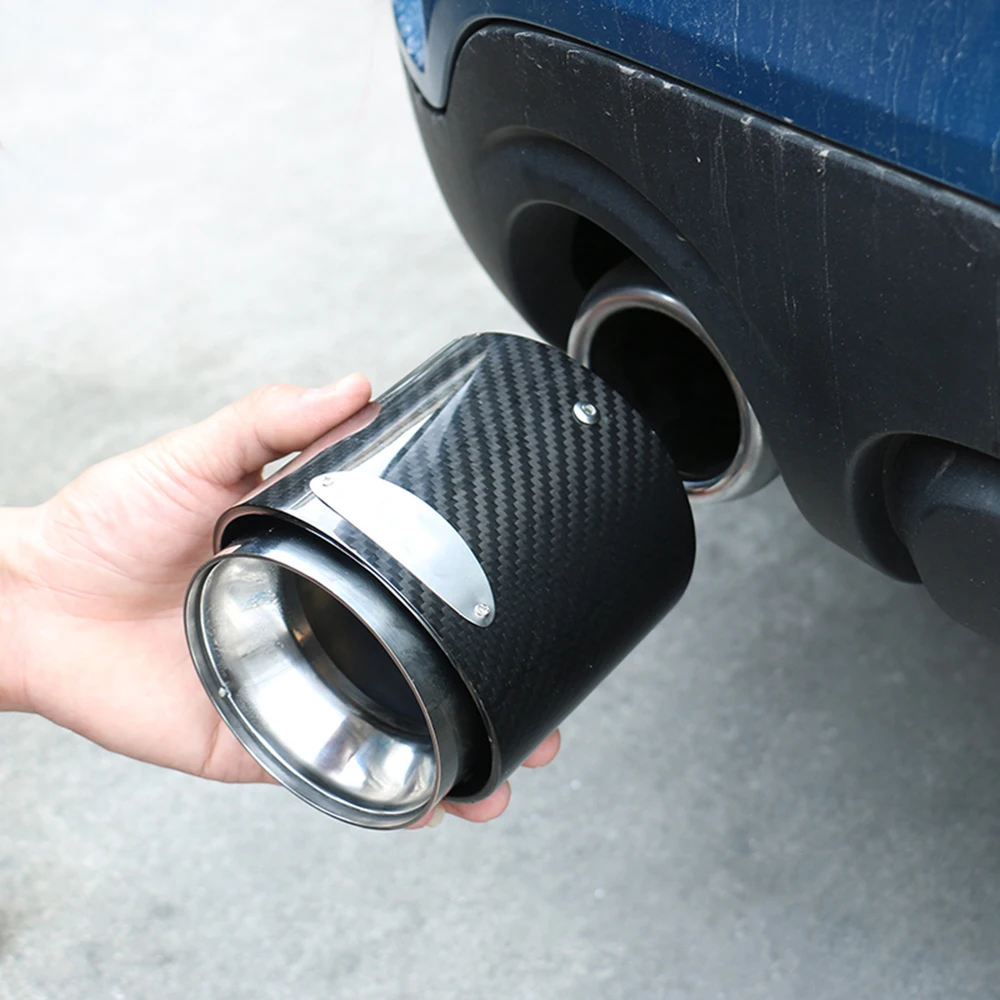 Автомобильные выхлопные трубы из нержавеющей стали углеродного волокна