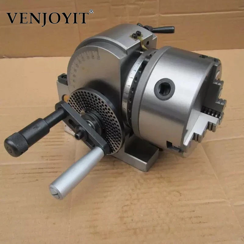 Прецизионная разделительная головка хвостовик 100 мм 3 кулачковый токарный патрон