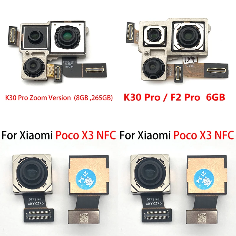Для Xiaomi Redmi K30 Pro / Mi F2 Poco X3 NFC задняя большая камера гибкий кабель Основная Модуль