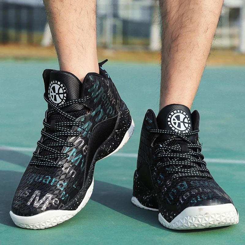 WIENJEE Men Battlefield Basketball Shoes Professional Sports Children Sneakers Boys Anti-slip Protection Ankle | Спорт и развлечения