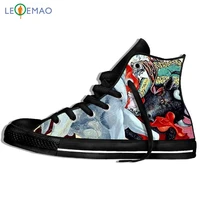 walking canvas boots shoes breathable newest men painting print pablo picasso master outdoor sport shoes classic sneakers