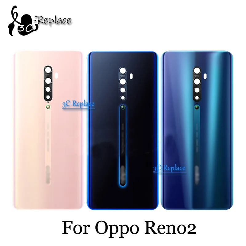 Новинка 6 5 дюйма для Oppo Reno2 / Reno 2 2Z Z F задняя крышка батарейного отсека чехол заднее