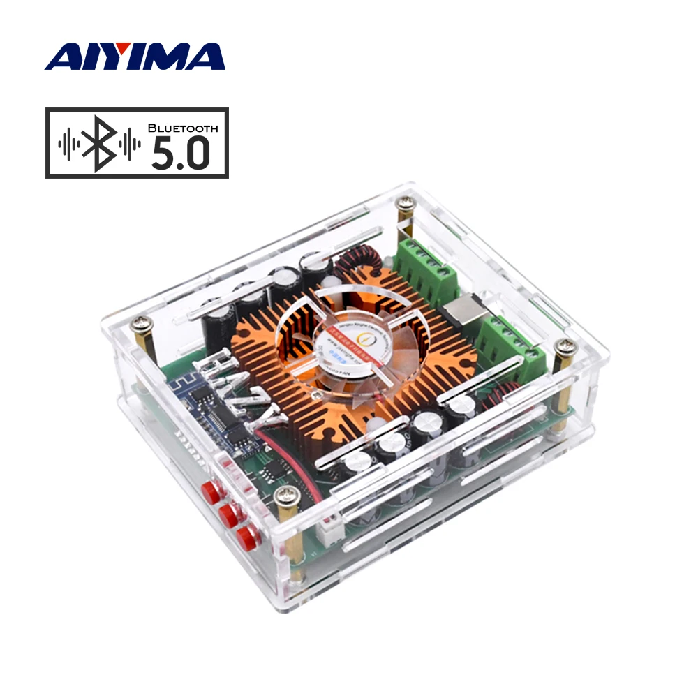 AIYIMA TDA7850 Class AB Bluetooth 5 0 усилитель мощности аудио 4x50 Вт 4 канальный мини HiFi стерео