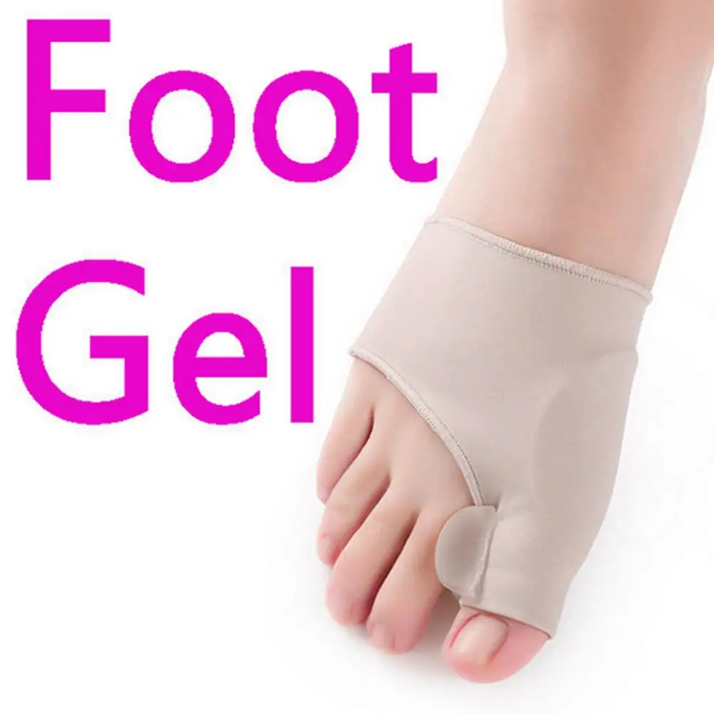 

1Pair Silicone Pad Hallux Valgus Orthotic Correction Sleeves Foot Care Bunion Big Toe Separators Corrector Sleeves Toe Braces