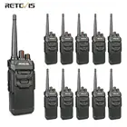 Рация RETEVIS RT48RT648, 10 шт., влагозащита IP67, радио Flaot PMR, PMR446FRS VOX, двухстороннее радио для отеляресторана для Baofeng