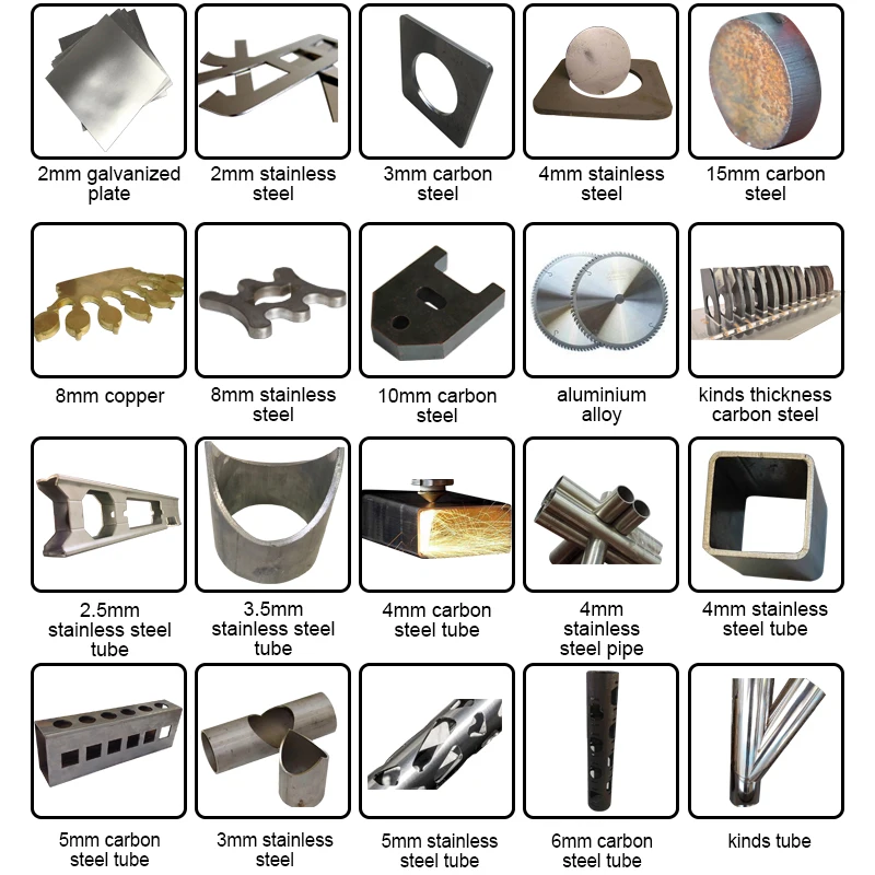 1k ватт волоконная Лазерная резка машина обмен стол металлическая трубка и