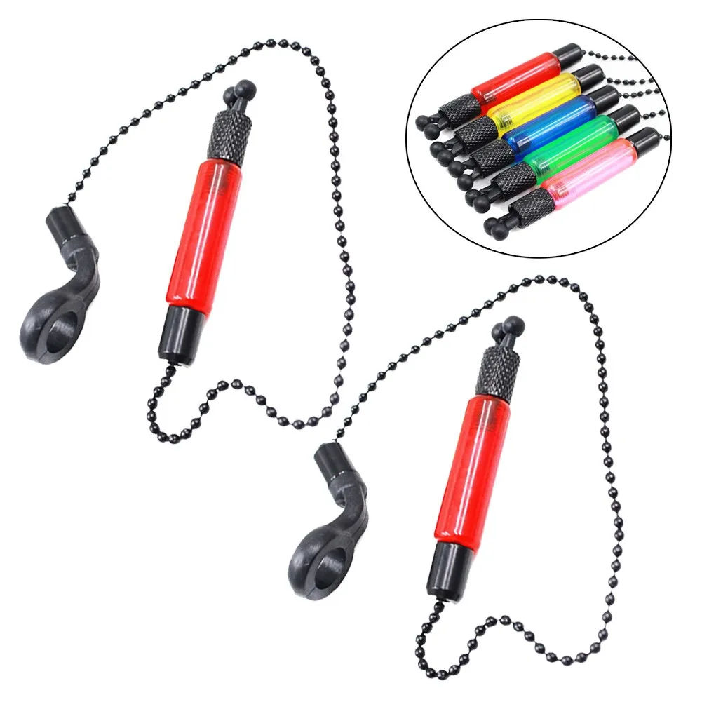 

2pcs Fishing Bite Alarms Carp Fishing Hangers Bobbins Indicators Tools Adjustable Nozzle Non-rusting Pesca Tackle Accessories