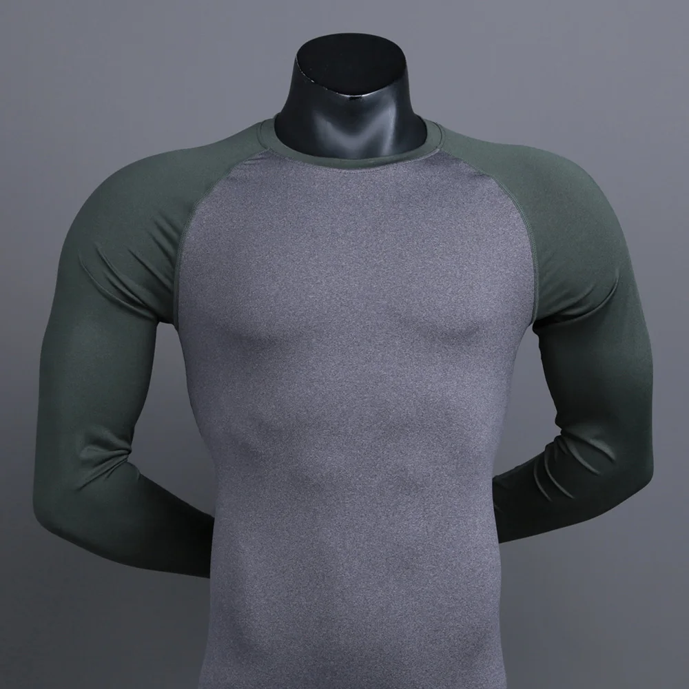 Long Sleeve Fitness Gym Clothes Men's Running T Shirt Compression Autumn Sport Shirts Cycling Stretch Sports Clothing Male Shirt