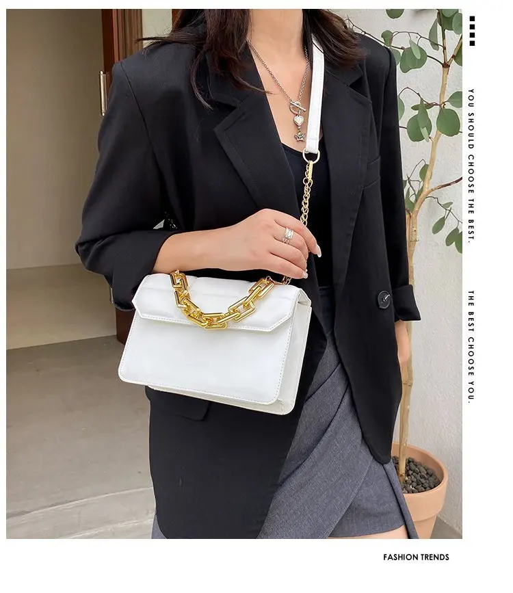 

2021 Summer New Women Handbags PU Soft Surface Single Shoulder Messenger Portable Small Square Bag Single Cover Crossbody Bags