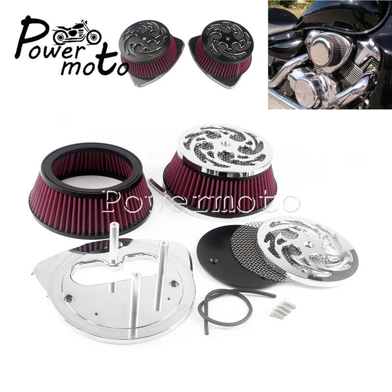 XXX большой 2 шт воздушный фильтр Впускной двойной комплект для Suzuki Boulevard M109R VZR1800 BOSS