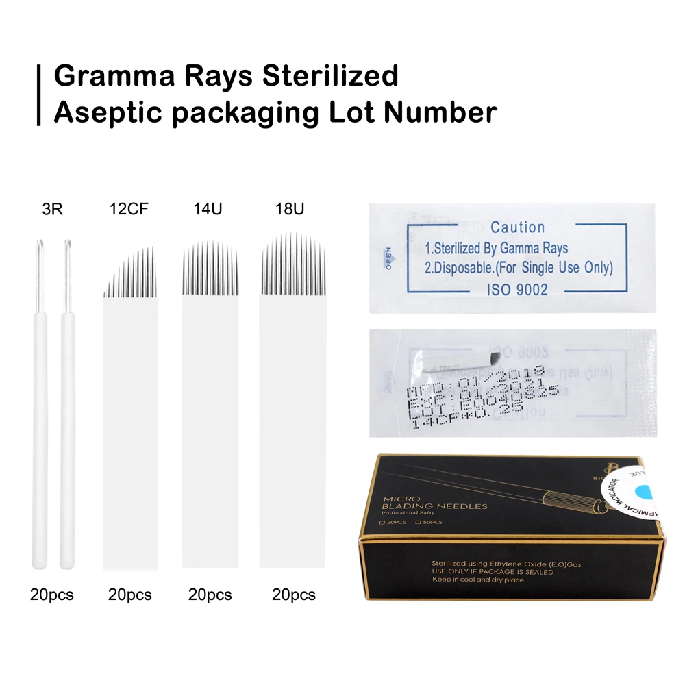 Набор для татуажа Перманентный макияж бровей комплект микроблейдинга 3D практика