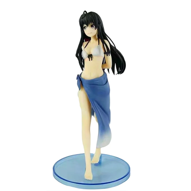 

GK My Teen Romantic Comedy SNAFU Anime Figure Yukinoshita Yukino Swimsuit Figma 22cm Anime Model Collection Decoration Toys Gift