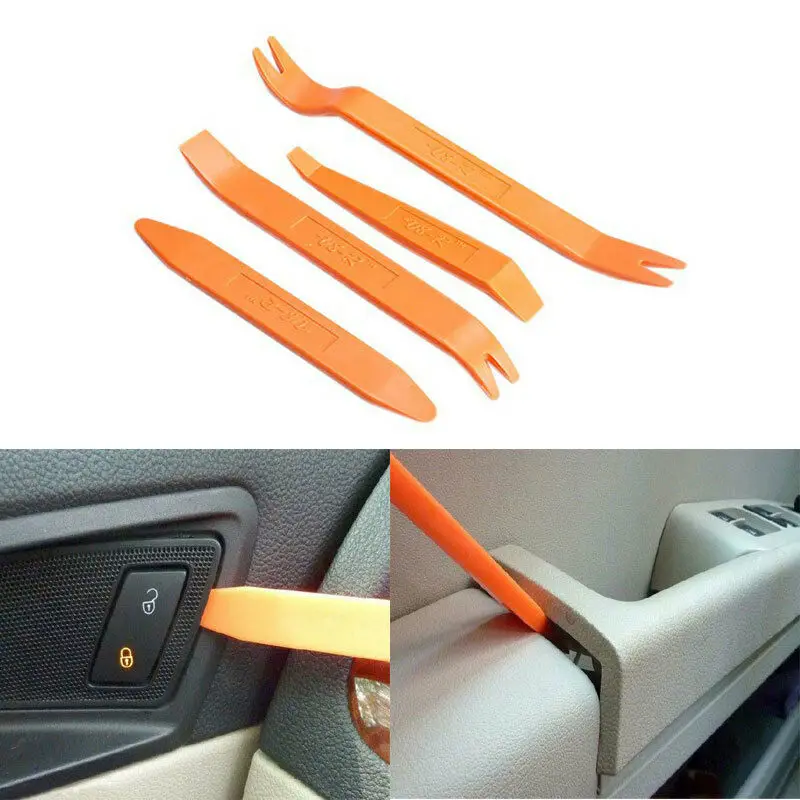 4 шт., инструмент для снятия обшивки двери автомобиля, панель приборной панели, 