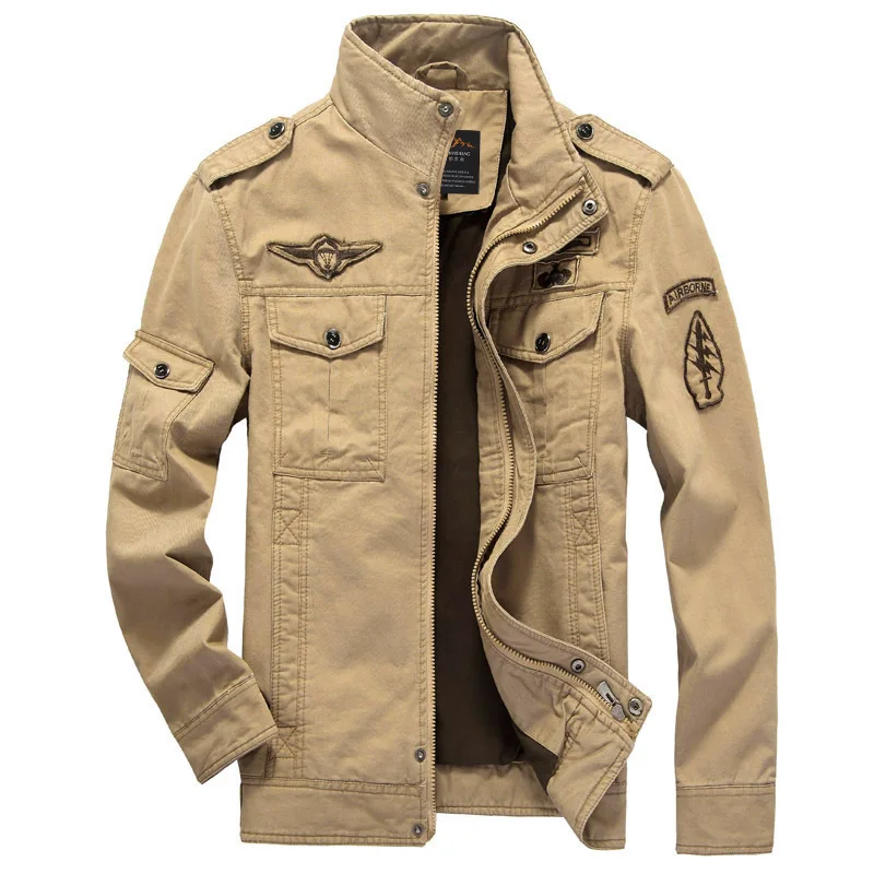 

Men's Jacket Casual Special Military Uniform Large Size Flight Coat Outdoor Sports Jacket Mens Bomber Jackets Tactical Jacket