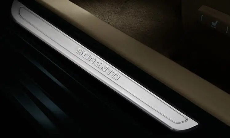 Высококачественная накладка из нержавеющей стали/Защитная Наклейка на порог