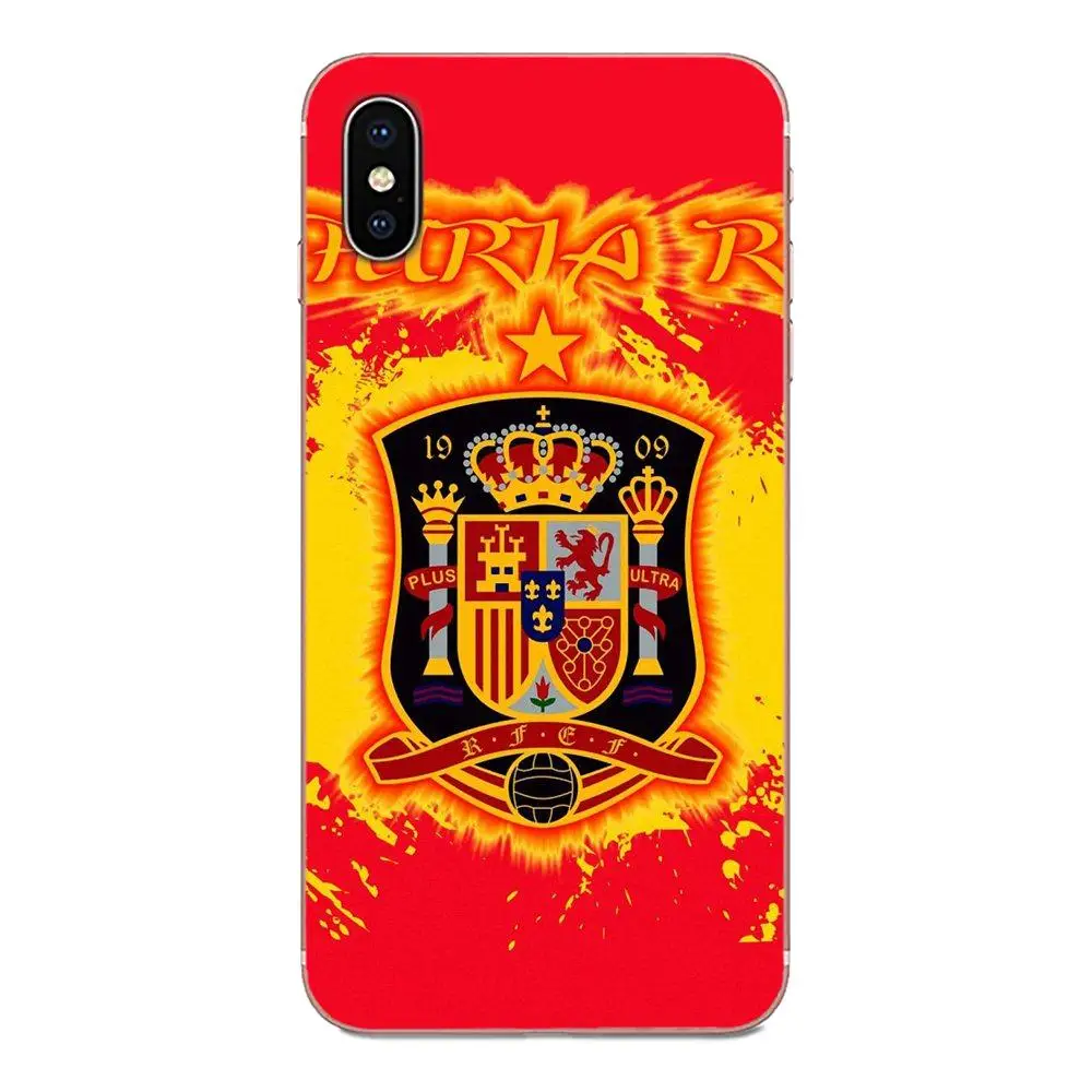 Ретро винтажный Испанский флаг стиль дизайн для Galaxy Alpha Note 10 Pro A10 A20 A20E A30 A40 A50 A60 A70
