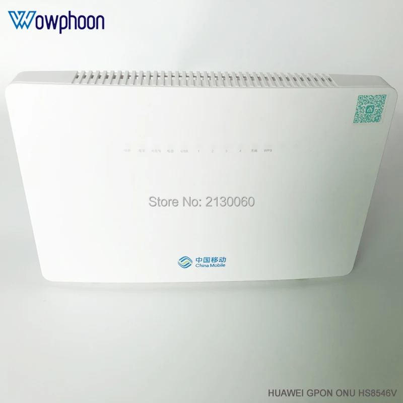 3 шт. HUAWEI HS8546V GPON ONU ONT с китайским мобильным логотипом 4GE + 1TEL 2USB wifi 2 4 ГГц и 5 такой же