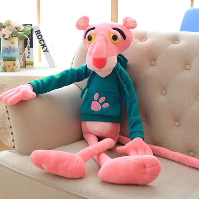 High Quality Big Size Baby Toys Plaything Cute Naughty Pink Panther Plush Stuffed Doll Toy Home Decor Kawaii Xtmas Gift 55-145CM - Цвет: green