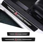 4 шт. наклейки на пороги багажника автомобиля, наклейки, защитные аксессуары для Mitsubishi Lancer ASX Mirage Pajero Sport Xpander Attrage