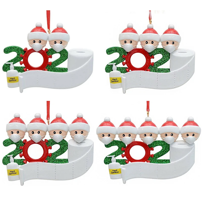 

Mask Snowman Christmas Tree Pendant DIY Name Blessing Words Drop Ornaments Soft Clay Snowman Xmas Hanging