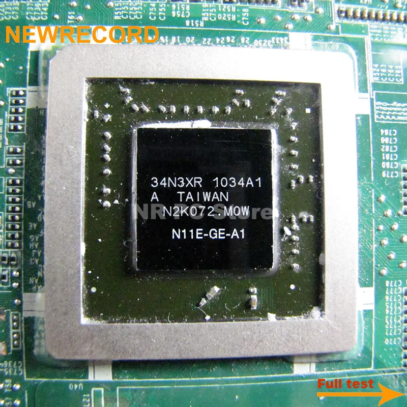 NEWRECORD for Laptop Motherboard For CN-053JR7 053JR7 Dell Studio XPS 17R L701X HM57 DDR3 GT445M 3GB Support I7 Main Board