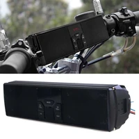led display motorcycle bluetooth audio system app control mp3tfusb fm radio loudly moto accessories anti theft waterproof