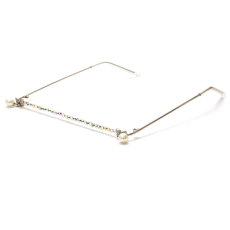 One Piece Rhinestone Eyeglass Frames Diamond Sunglasses For Women Eye Glasses Men Eyewear Decoration | Аксессуары для одежды