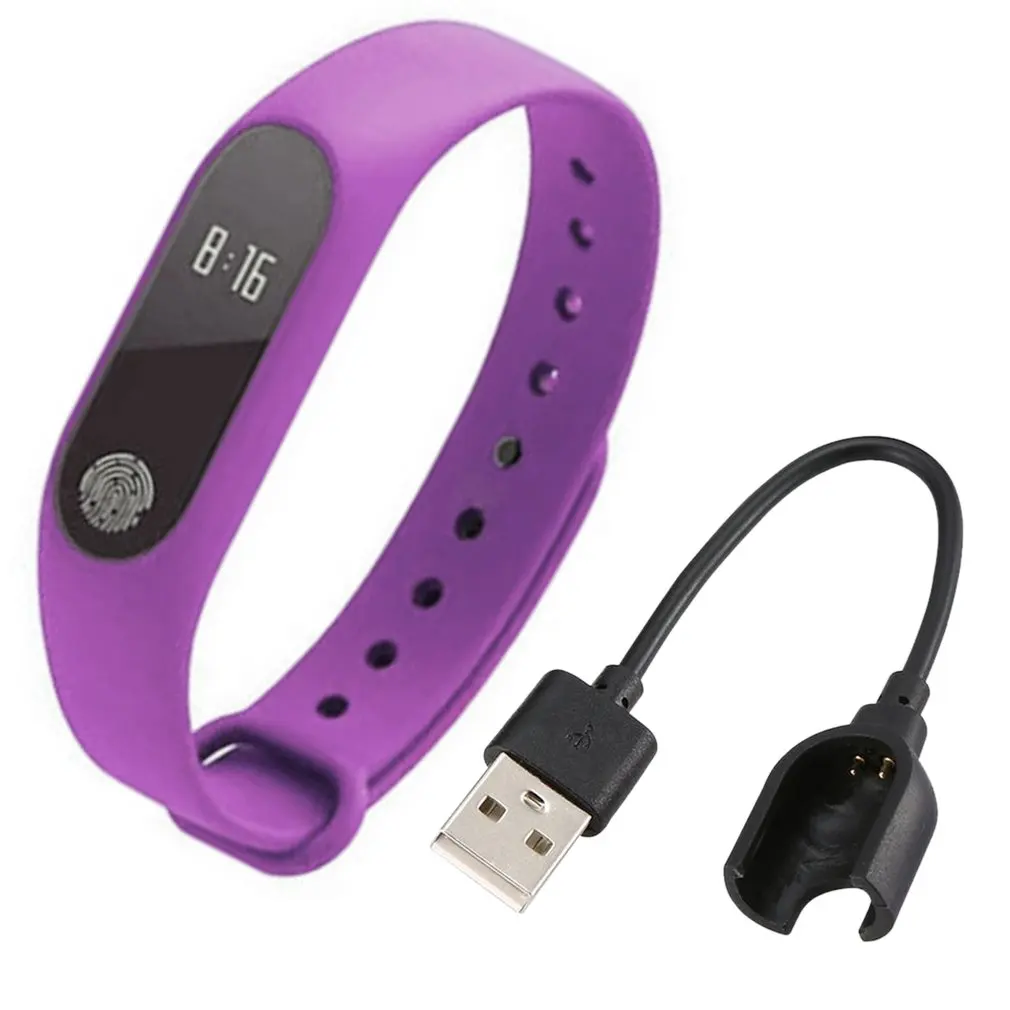 M2 Smart Bracelet Touch Screen Bracelet Heart Rate Monitoring Sports Bracelet Smart Step Counter Bracelet Waterproof Bracelet
