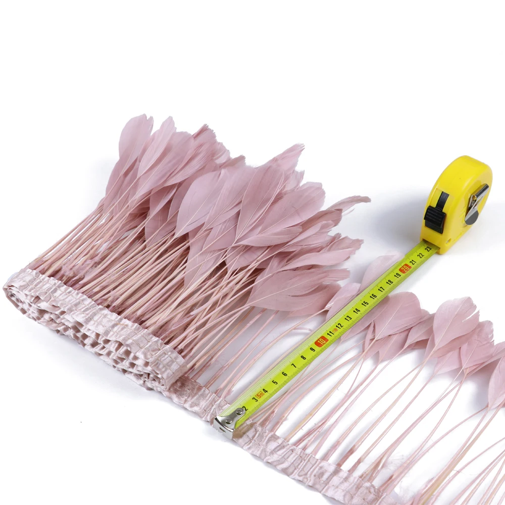 2 ярда кожаный розовый чехол с отделкой из гусиных перьев |