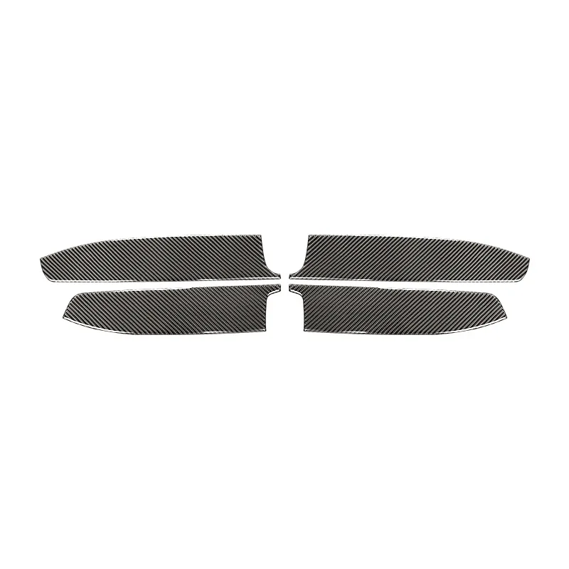

For Toyota 4 Runner 10-20 Real Carbon Fiber Door Handle Interior Accessories Frame Trim Stickers Car Stylying