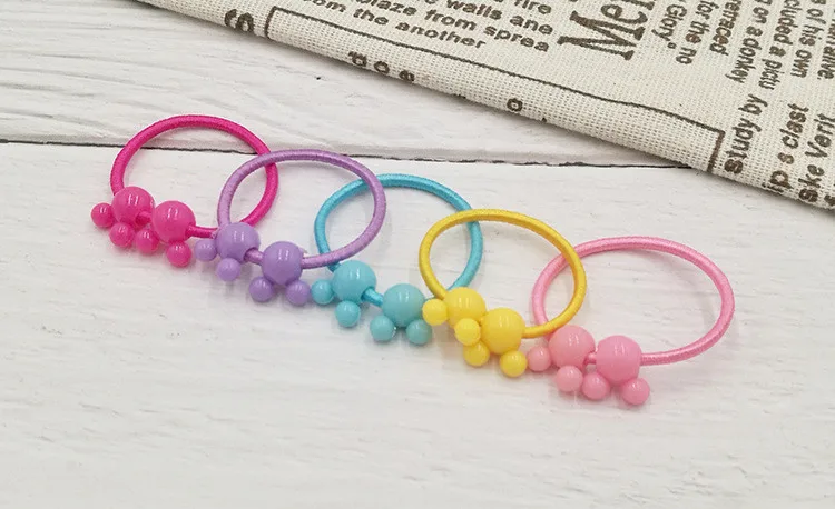 Корейская версия оптовая продажа 50 шт. цветные детские Резиночки для волос милый