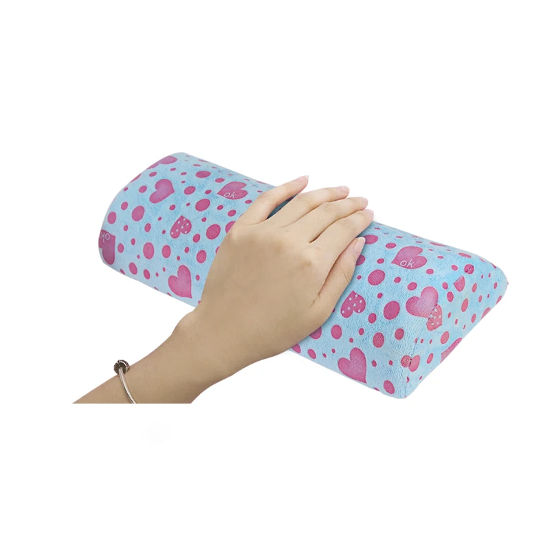 4 цвета на выбор в форме сердца половинная подушка для рук губчатая дизайна